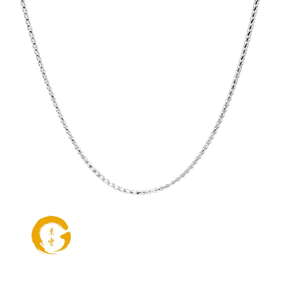 18K White Gold Spiga Chain 1.6mm - Image 2