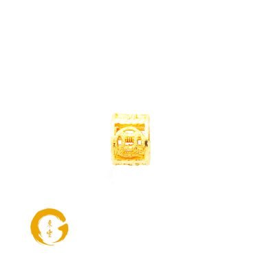 916 Gold Fortune Huat Jin Qian Barrel Abacus Pendant - M